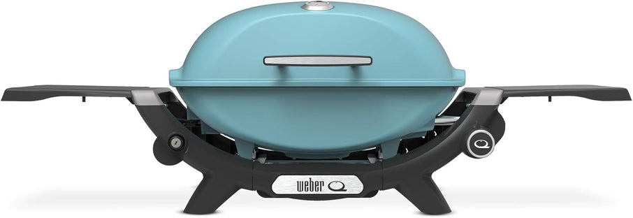 Weber Q2200N Premium Gas Bbq, 3rd Gen Lpg In Sky Blue