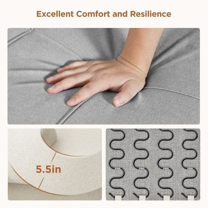3-in-1 Adjustable Sleeper Sofa Bed, Pull Out Chair Sofa, Convertible Folding Bed For Living Room