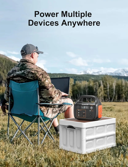 GreenOE Portable Power Station 1000W 1024Wh Solar Powered Generator With 100W Solar Panel