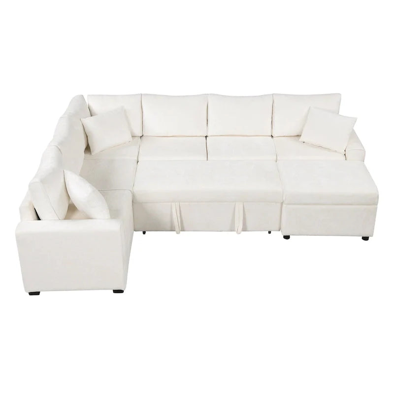 Sectional Sofa Pull-Out Sofa Bed Sleeper