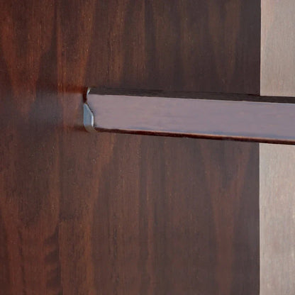 Palace Imports 100% Solid Wood Kyle 4-Door Wardrobe Armoire With Solid Wood Or Mirrored Doors