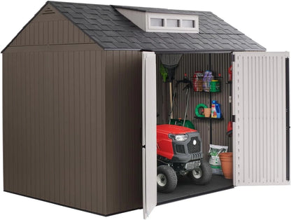 Rubbermaid Resin Outdoor Storage Shed With Floor