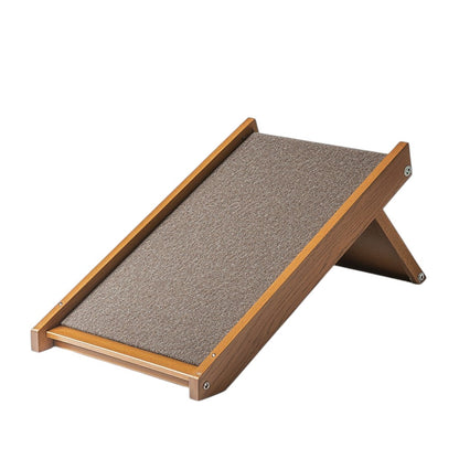 Jpkxv Foldable Pet Ramp - Portable Ladder for Dogs & Cats - Anti-Slip Carpet Surface - Adjustable for Beds, Cars & Sofas - Stable & Compact