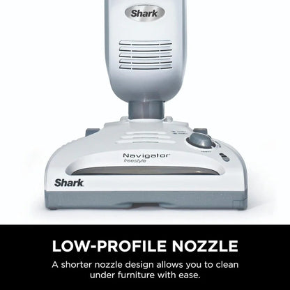 Shark SV1106 Navigator Freestyle Cordless Stick Vacuum, Lightweight, White/Grey, For Carpet And Pet Hair