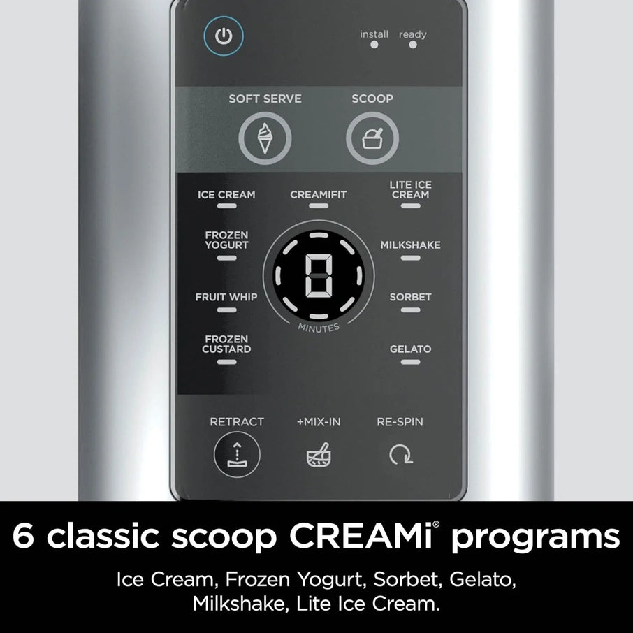 Ninja Swirl By CREAMi Ice Cream And Soft Serve Maker, Sorbet, Milkshake, Frozen Yogurt, Low Calories Program And More, 13-in-1, NC701