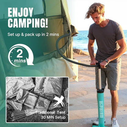 Truck Bed Tent 5.5 Ft.-8 Ft. Suitable For 2 Plus 1 People Family Inflatable Pickup Truck Tent