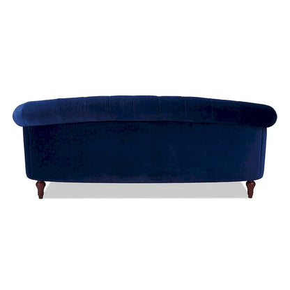 La Rosa 84 Mid-Century Modern Velvet Upholstered Chesterfield Tufted Sofa