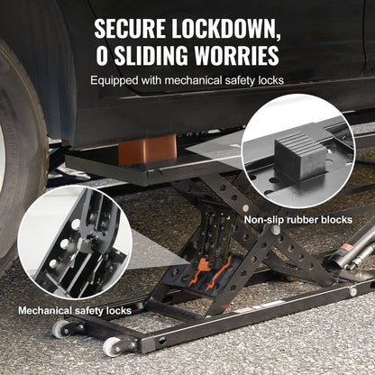 Portable Car Lift 5000 Lbs Automatic Car Lift System Jack For Home Garage