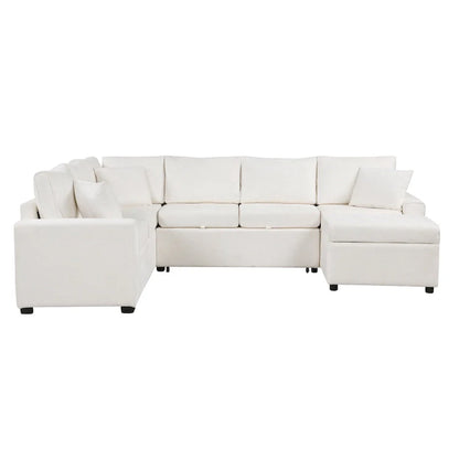 Sectional Sofa Pull-Out Sofa Bed Sleeper
