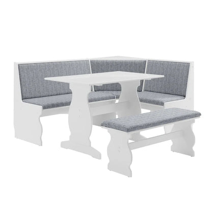 Hannah Breakfast Nook 3-piece Dining Set