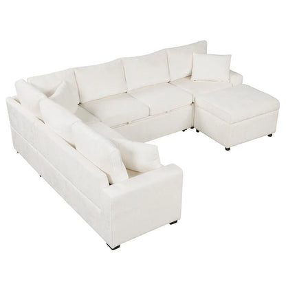Sectional Sofa Pull-Out Sofa Bed Sleeper