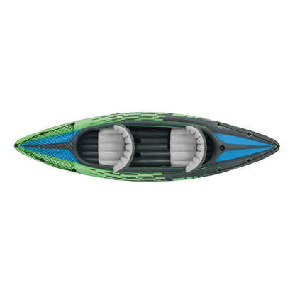 Intex Challenger K2 Inflatable Kayak With Oars And Hand Pump